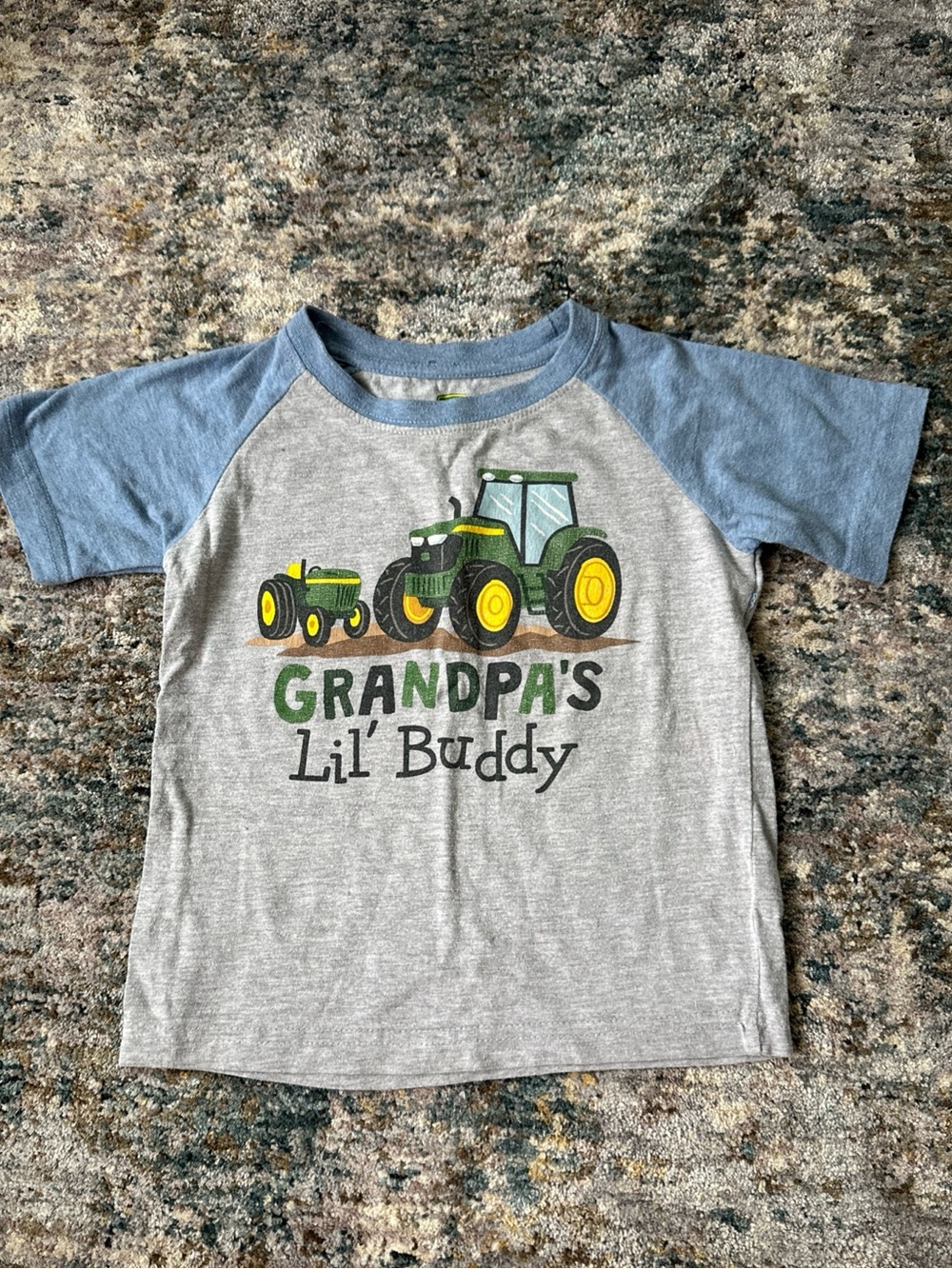 JOHN DEERE Grandpa's Lil' Buddy Tractor Tee 2T